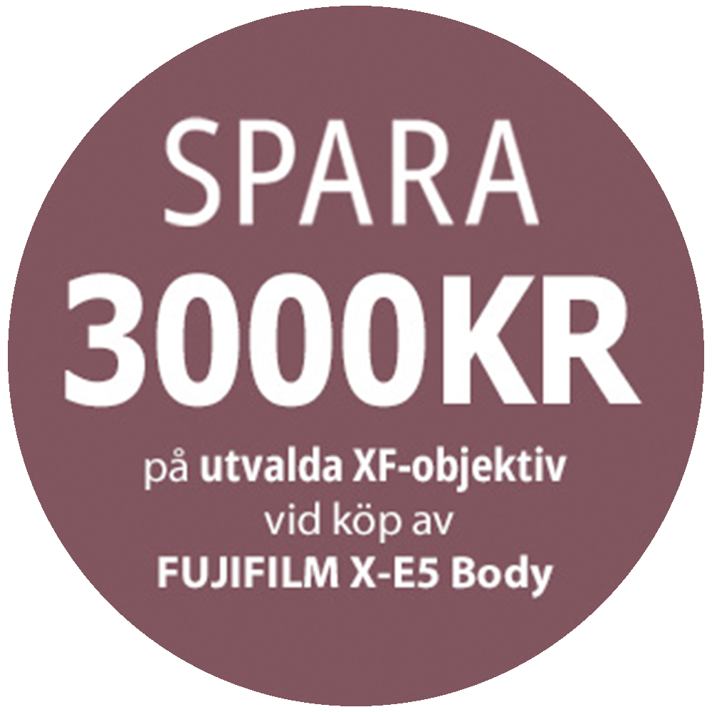 Fujifilm X-E5 -systemkamera, svart