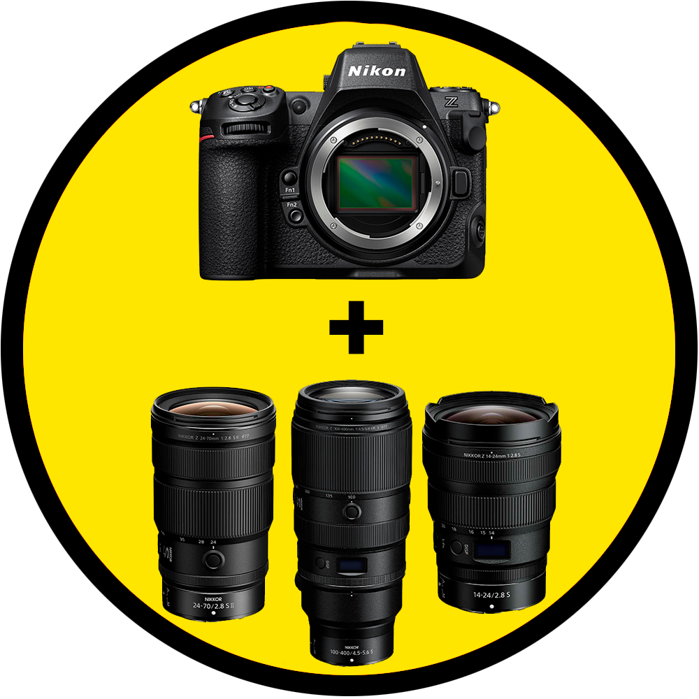 Nikon Z8 + FTZ II Adapter -systemkamera Nikon Z8 + FTZ II Adapter -systemkamera