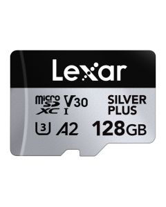 Lexar Silver Plus 1066x microSDXC 128GB UHS-I R205/W150 -minneskort