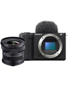 Sony ZV-E10 II + Sigma 10-18/2.8 C DC DN -systemkamera