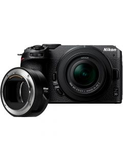 Nikon Z 30 + Z DX 16-50/3.5-6.3 VR +  FTZ II Adapter