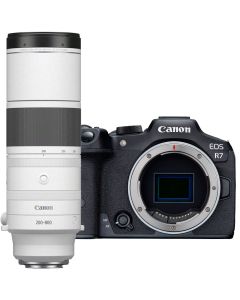 Canon EOS R7 + RF 200-800/6.3-9 IS USM -systemkamera