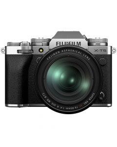 Fujifilm X-T5 + XF 16-80/4 OIS R WR -systemkamera, silver