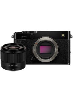 Fujifilm X-E5 + Viltrox AF 25/1.7 -systemkamera, svart