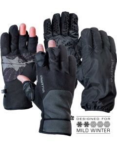 Vallerret Milford Fleece Glove M -fotohandskar, svart
