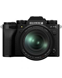 Fujifilm X-T5 + XF 16-80/4 OIS R WR -systemkamera, svart