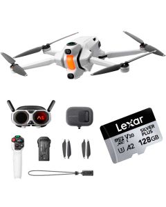 Insta360 Antigravity A1 Standard Bundle + Lexar Silver Plus microSDXC 128GB