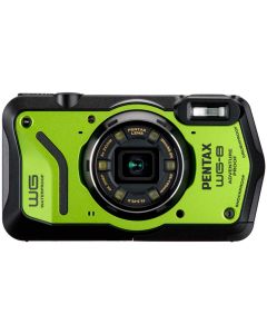Ricoh/Pentax WG-8 -kompaktkamera, grön