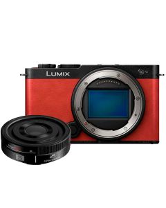 Panasonic Lumix S9 + S 26/8 -systemkamera, Crimson Red