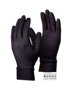 Vallerret Power Stretch Pro Liner with touch M -fotohandskar, svart