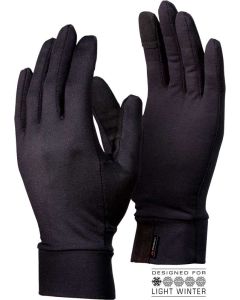 Vallerret Power Stretch Pro Liner with touch XS -fotohandskar, svart