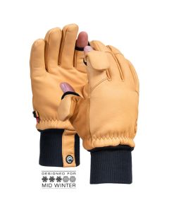 Vallerret Hatchet Leather Photography Glove S -fotohandskar, natural