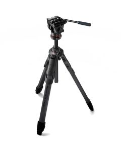 Manfrotto ONE Hybrid Carbon Tripod + 500X Fluid Head -stativ kit
