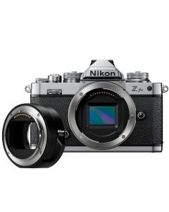 Nikon Z f + FTZ II Adapter -systemkamera, silver