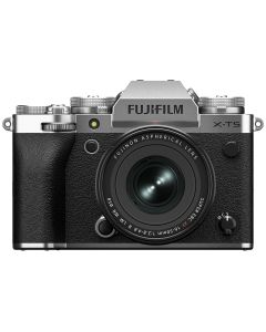 Fujifilm X-T5 + XF 16-50/2.8-4.8 R LM WR -systemkamera, silver