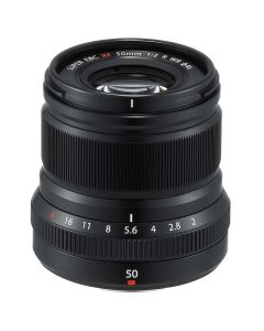 Fujinon XF 50/2 R WR -objektiv, svart