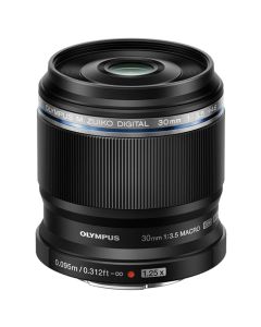 Olympus M.Zuiko 30/3.5 Macro -objektiv, svart
