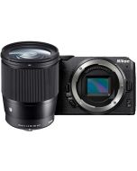 Nikon Z 30 + Sigma 16/1.4 C DC DN -systemkamera