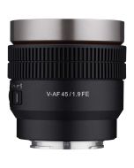 Samyang V-AF 45mm T1.9 Cine -objektiv, Sony FE