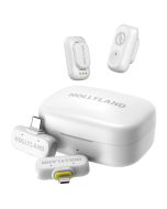 Hollyland LARK A1 Combo Wireless Mic System USB-C RX + Lightning RX, white