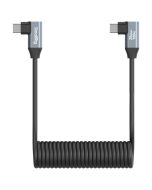 SmallRig 4793 USB-C Angled to USB-C Angled Coiled Data Cable