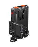 SmallRig 5881 Intelligent V-Mount Battery Adapter Plate with 15mm Dual Rod Clamp