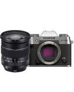 Fujifilm X-T50 + XF 16-80/4 R OIS WR -systemkamera, silver