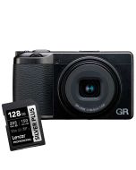 Ricoh GR III HDF -kompaktkamera + Lexar SDXC 128GB