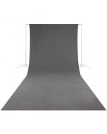 Westcott Wrinkle-Resistant Backdrop Bakgrund 2.7 x 6.1m, Neutral Gray