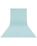Westcott Wrinkle-Resistant Backdrop Bakgrund 2.7 x 6.1m, Pastel Blue
