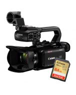 Canon XA60 4K -videokamera + SanDisk Extreme SDXC V30 64GB 170MB/s
