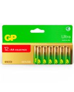 GP Ultra AA Alkaline Batterier 15A/LR6, 12 st
