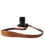 SmallRig 5209 Universal Leather Camera Shoulder Strap -kamerarem, brun