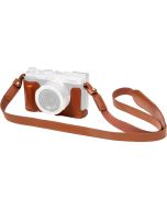 SmallRig 6275 Leather Half Case Kit, brown (Panasonic Lumix L10)