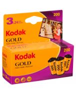Kodak Gold 135 200-24 x 3 -färgfilm (carded)