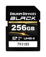 Delkin SD BLACK Rugged UHS-II (V90) R300/W250 256GB Minneskort