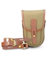 Billingham TEN-16 fibrenyte -kameraväska, sage/chocoloate