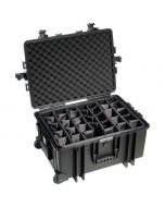 B&W Outdoor Case Type 6800, svart (Divider System)