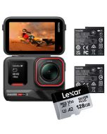 Insta360 Ace Pro 2 Dual Battery Bundle + Lexar Silver Plus microSDXC 128GB
