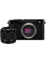 Fujifilm X-E5 + Viltrox AF 25/1.7 -systemkamera, svart