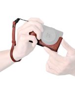 SmallRig 5678 Leather Case Kit, röd (Ricoh GR IV / III Serien)