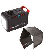 AgfaPhoto PowerCube 100 Pro laddningstation + SP21 solcellspanel