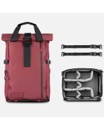 WANDRD PRVKE 31L V4 Photo Bundle -ryggsäck, Rhone Burgundy