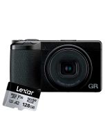 Ricoh GR IV HDF -kompaktkamera + Lexar microSDXC 128GB
