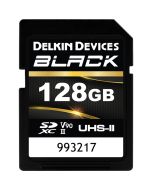 Delkin SD BLACK Rugged UHS-II (V90) R300/W250 128GB Minneskort