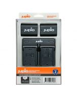Jupio Value Pack: 2x NP-FZ100 2040mAh + USB Dual Charger Batteri och laddare set