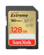SanDisk Extreme SDXC V30 128GB 180MB/s -minneskort