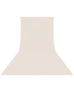 Westcott Wrinkle-Resistant Backdrop Bakgrund 2.7 x 6.1m, Buttermilk White