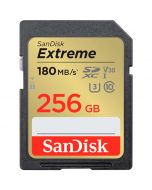 SanDisk Extreme SDXC V30 256GB 180MB/s -minneskort