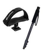 Slik Monopod 350 enbenstativ + Leofoto BC-04 kikarfäste